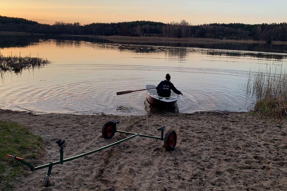 Sonnenuntergang auf dem See